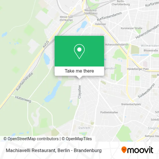 Machiavelli Restaurant map