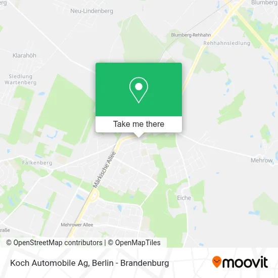 Koch Automobile Ag map