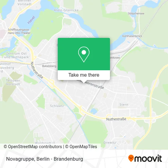 Novagruppe map