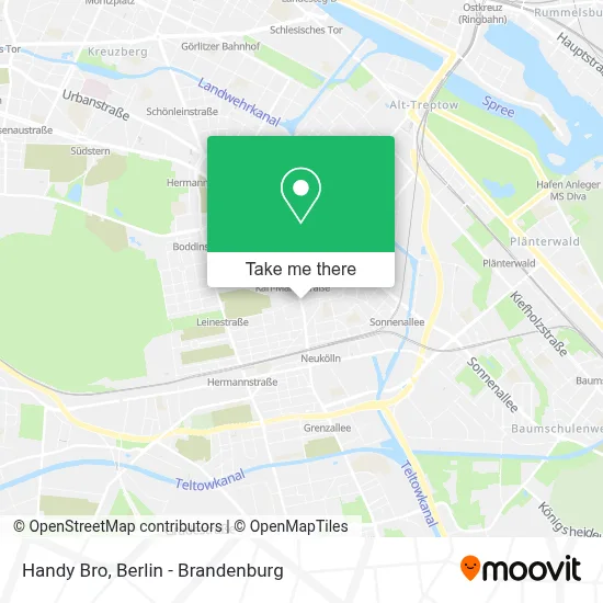 Handy Bro map