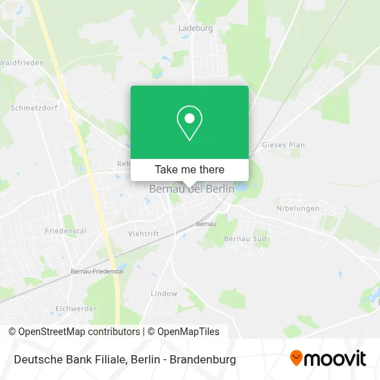 Deutsche Bank Filiale map