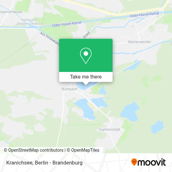 Kranichsee map