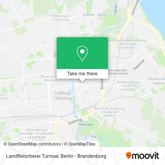 Landfleischerei Turnow map