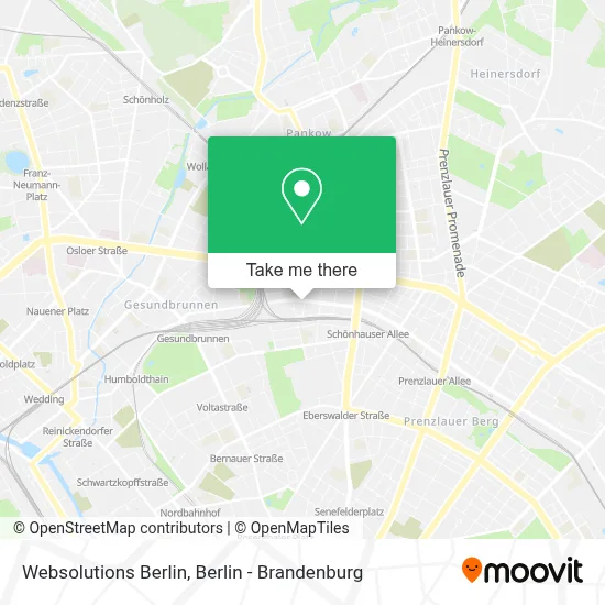Websolutions Berlin map