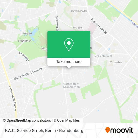 F.A.C. Service Gmbh map