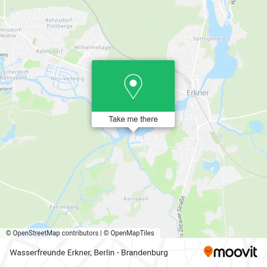 Wasserfreunde Erkner map