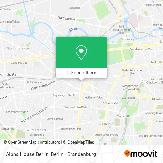 Alpha House Berlin map
