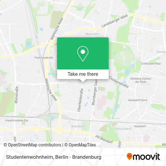 Studentenwohnheim map