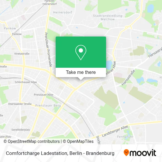 Comfortcharge Ladestation map