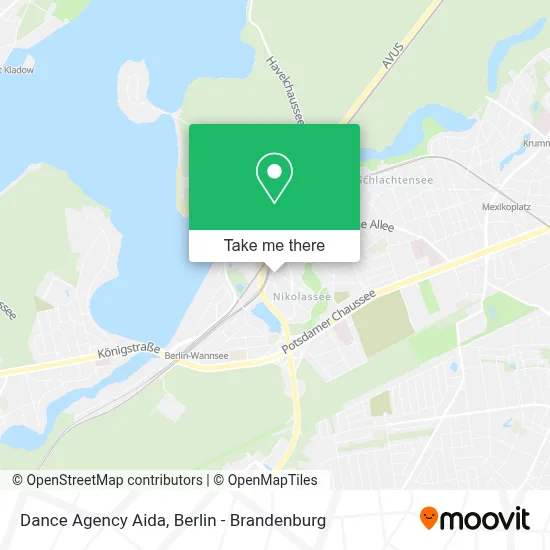 Dance Agency Aida map