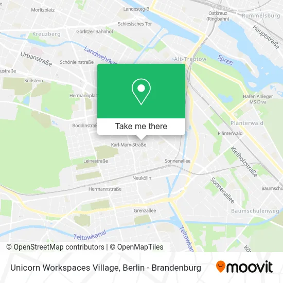 Unicorn Workspaces Village map