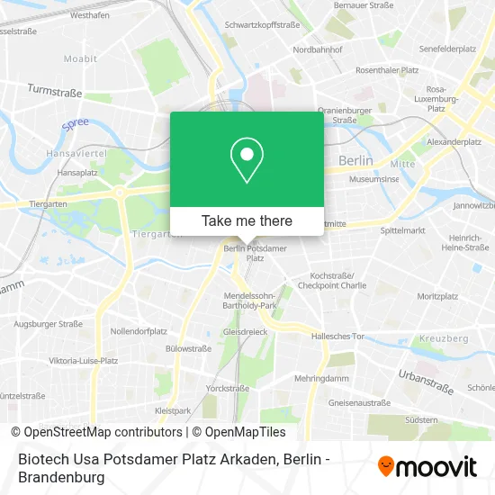 Biotech Usa Potsdamer Platz Arkaden map