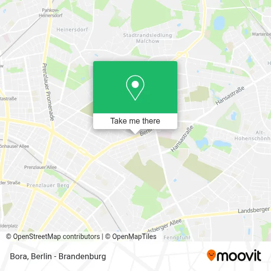 Bora map