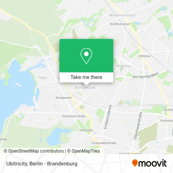 Ubitricity map