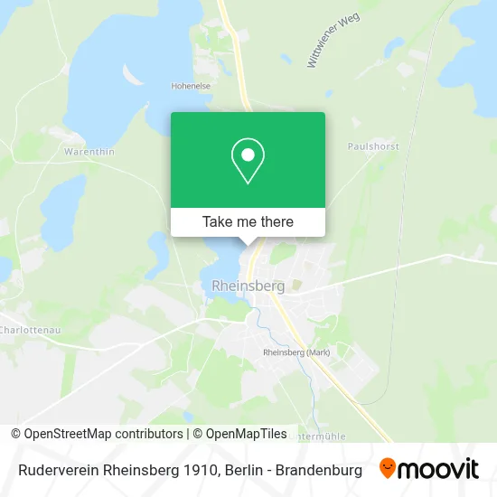 Ruderverein Rheinsberg 1910 map