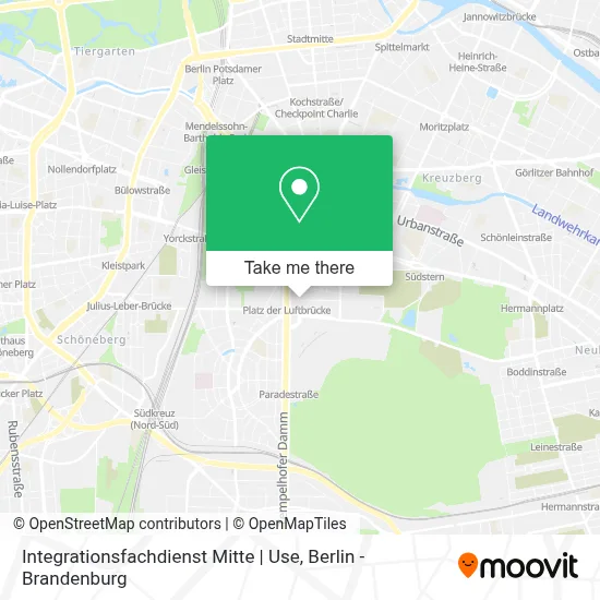 Integrationsfachdienst Mitte | Use map