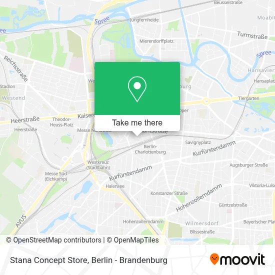 Stana Concept Store map