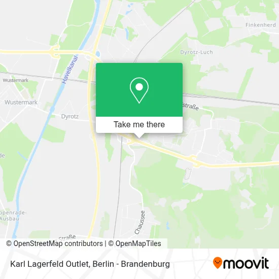 Karl Lagerfeld Outlet map