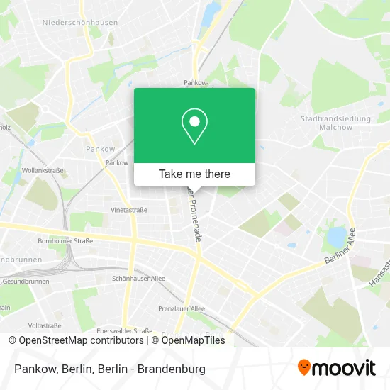 Pankow, Berlin map