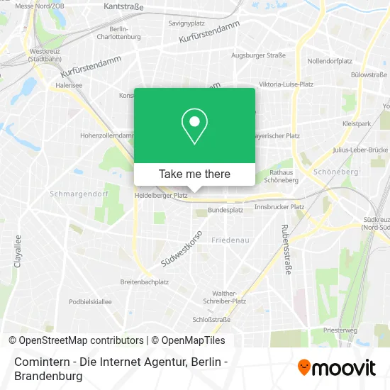 Comintern - Die Internet Agentur map