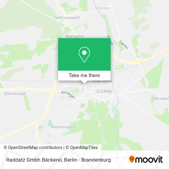 Raddatz Gmbh Bäckerei map