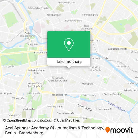 Axel Springer Academy Of Journalism & Technology map