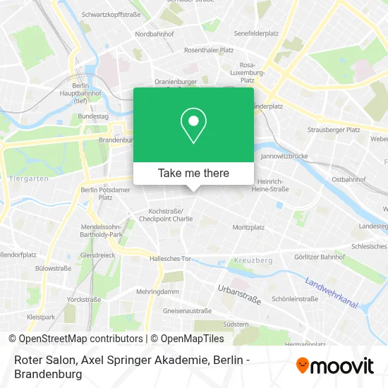 Roter Salon, Axel Springer Akademie map
