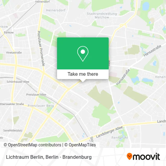 Lichtraum Berlin map