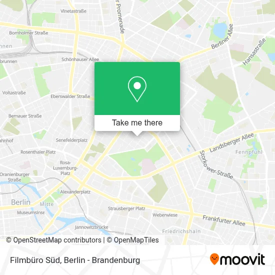 Filmbüro Süd map