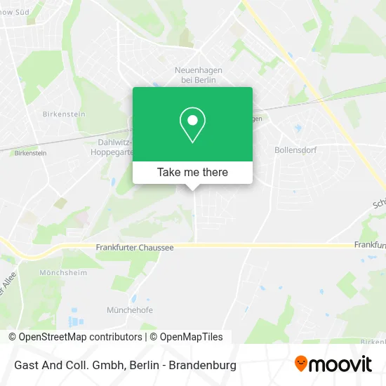 Gast And Coll. Gmbh map