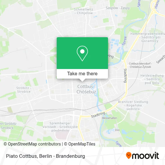 Piato Cottbus map