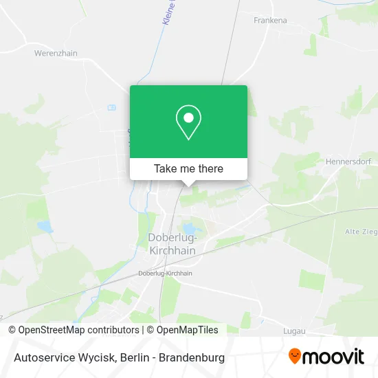 Autoservice Wycisk map