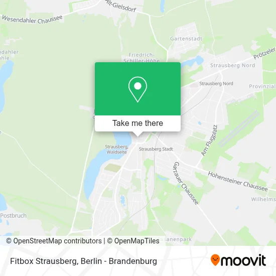 Fitbox Strausberg map