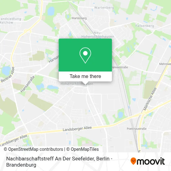 Nachbarschaftstreff An Der Seefelder map