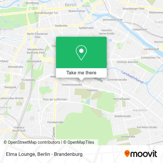 Elma Lounge map