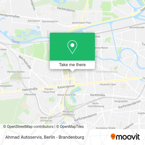 Ahmad Autoservis map