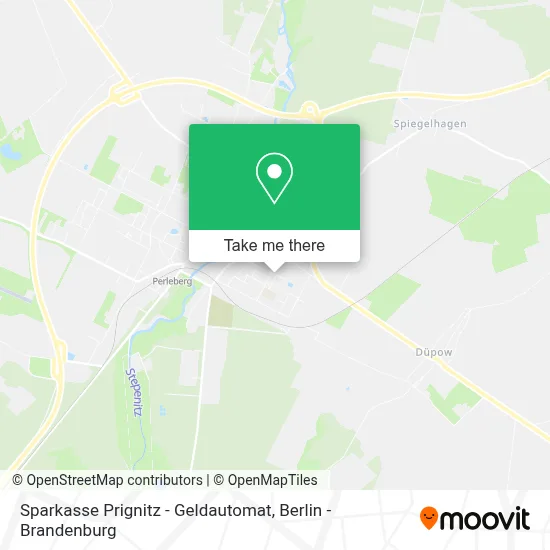 Sparkasse Prignitz - Geldautomat map