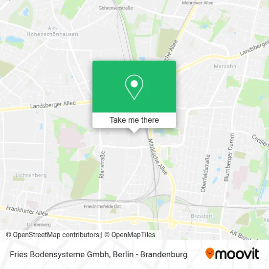 Fries Bodensysteme Gmbh map