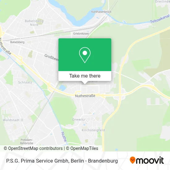 P.S.G. Prima Service Gmbh map