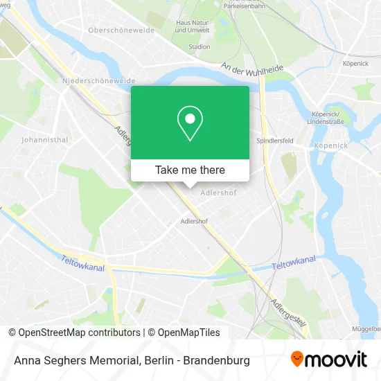 Anna Seghers Memorial map