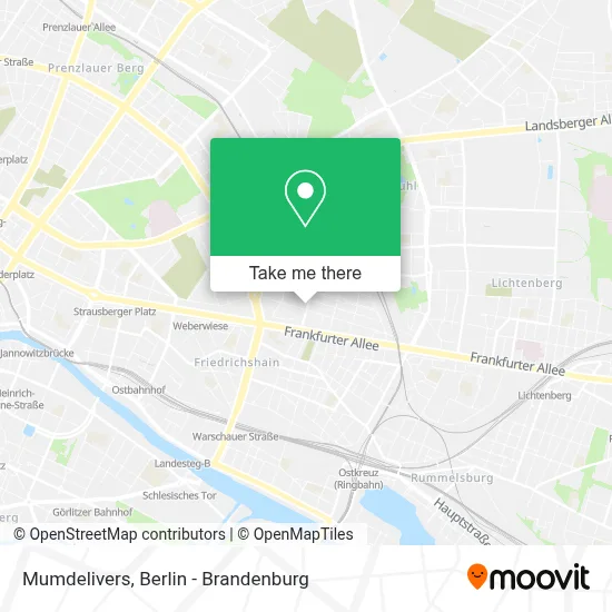 Mumdelivers map