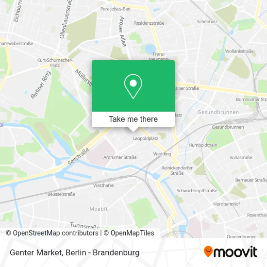 Genter Market map