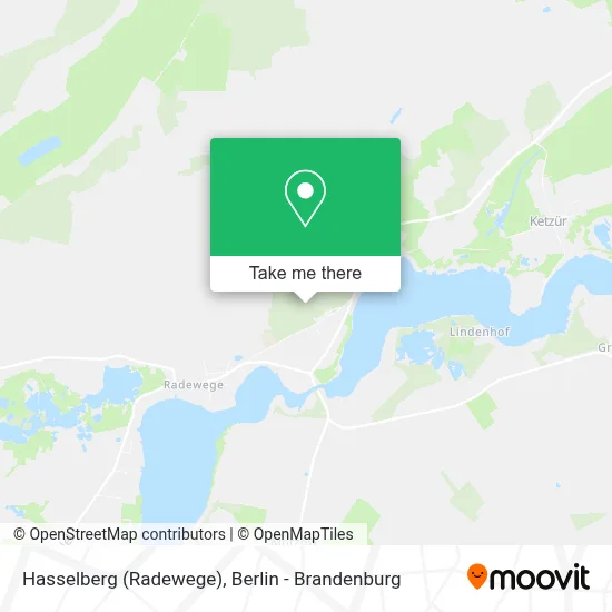 Hasselberg (Radewege) map