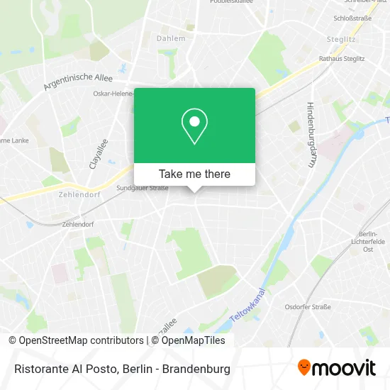 Ristorante Al Posto map