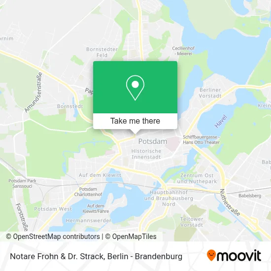 Notare Frohn & Dr. Strack map
