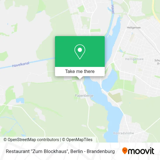 Restaurant "Zum Blockhaus" map