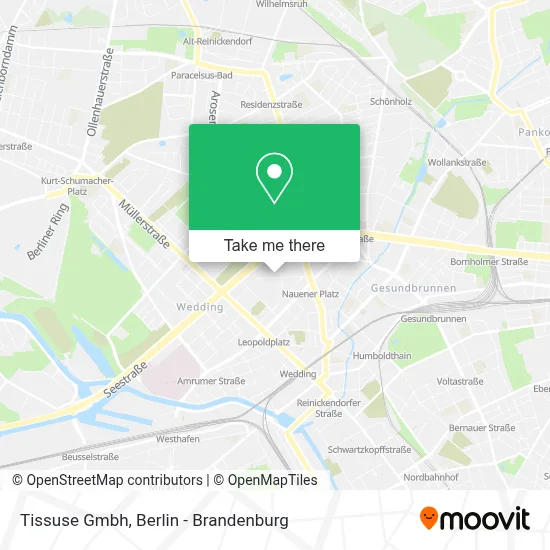 Tissuse Gmbh map