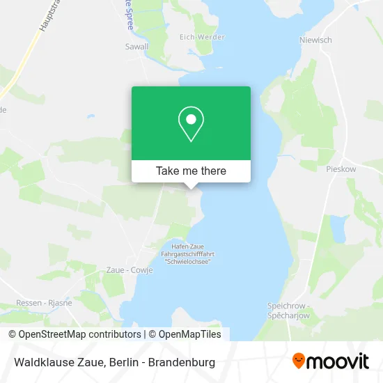 Waldklause Zaue map
