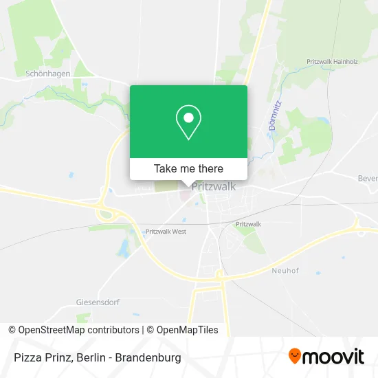 Pizza Prinz map