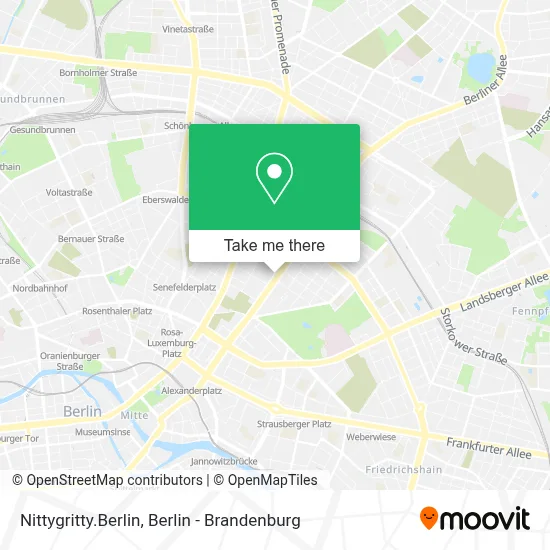 Nittygritty.Berlin map